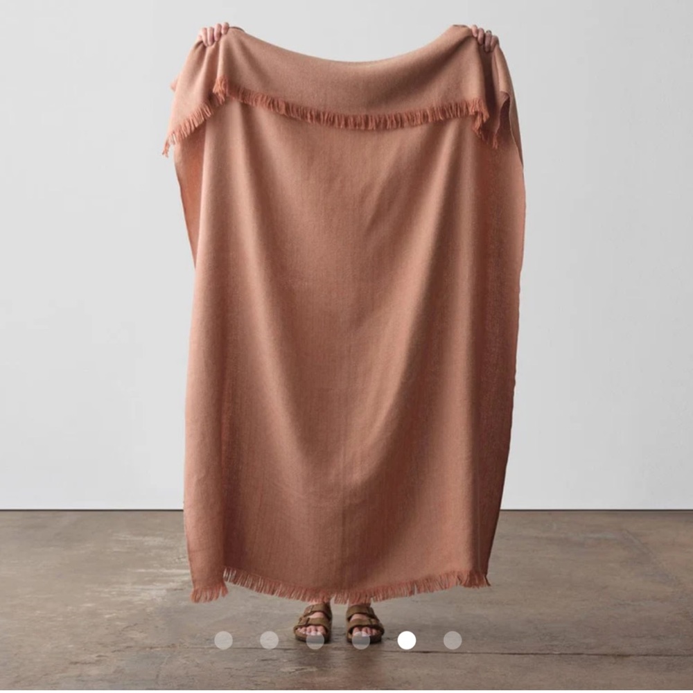 Brand new La Calle throw from The Citizenry in Clay